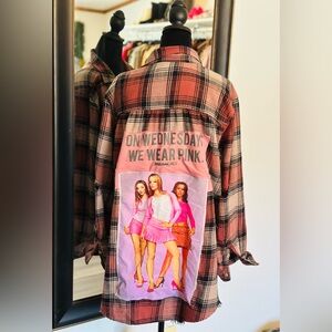 UpCycled Mean Girls Flannel